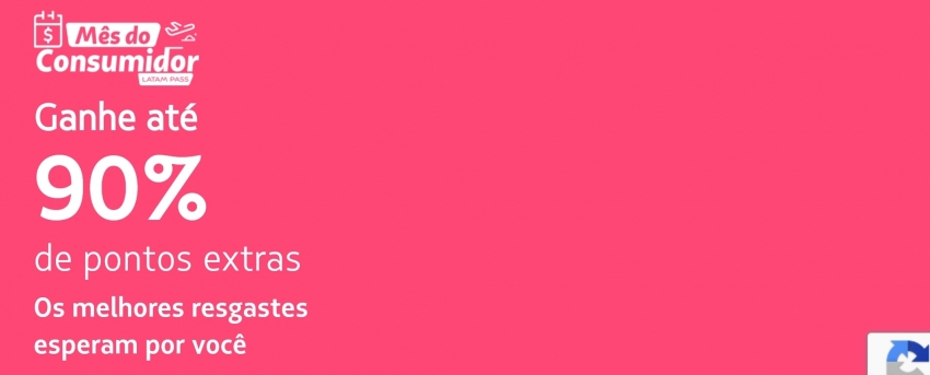 Até 90% de bônus transferindo pontos do cartão para a Latam Pass - PRORROGADA