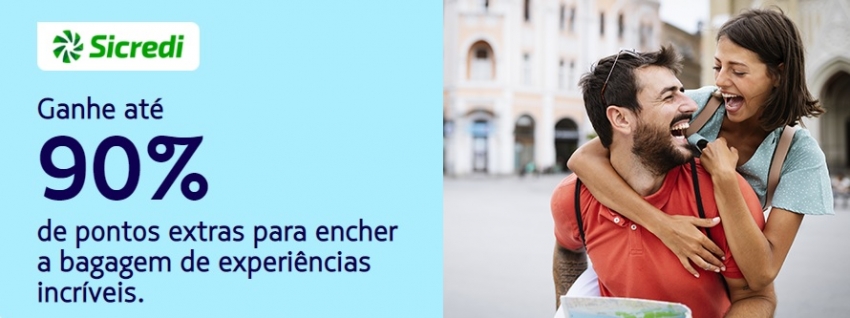 Sicredi e Latam Pass com até 90% de bônus na transferência