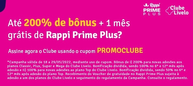 Clube Livelo dá até 200% de pontos bônus para novas adesões Clube Livelo dá até 200% de pontos bônus para novas adesões