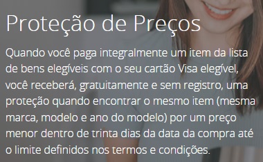 Seguro Proteção de Preço VISA mantém as regras anteriores