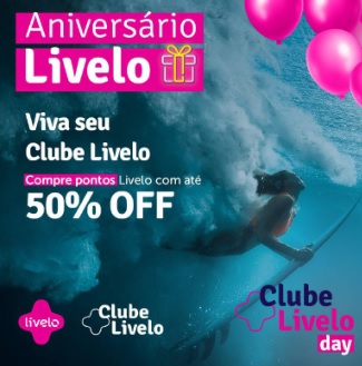 Compre pontos Livelo com até 50% de desconto