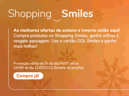Até 10 milhas por real comprando das Casas Bahia no Shopping Smiles