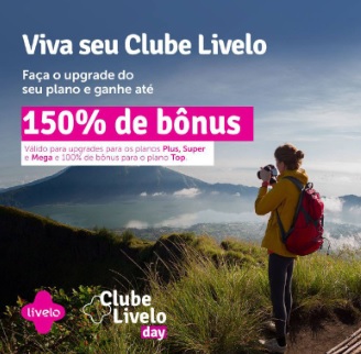 Faça upgrade do plano Livelo com até 150% de bônus