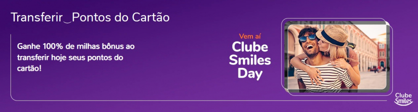 Smiles dá 100% de bônus em pontos de TODOS os parceiros