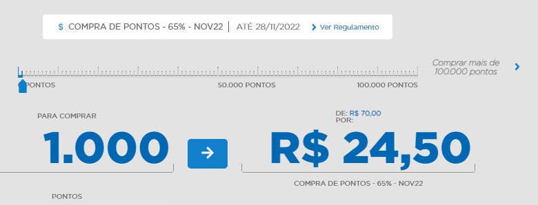 Latam Pass oferece até 70% off na compra de pontos