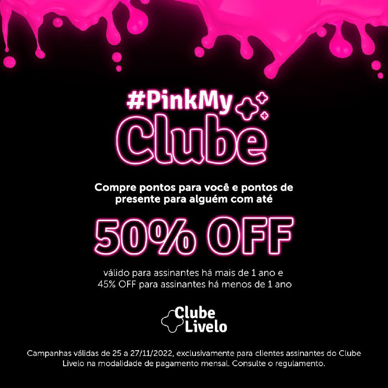 PRORROGADO!!! Oportunidade para comprar pontos Livelo com até 50% off