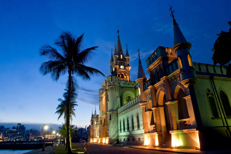 O palacete da Ilha Fiscal