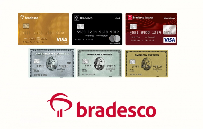 Cartões Bradesco de alta renda sem anuidade