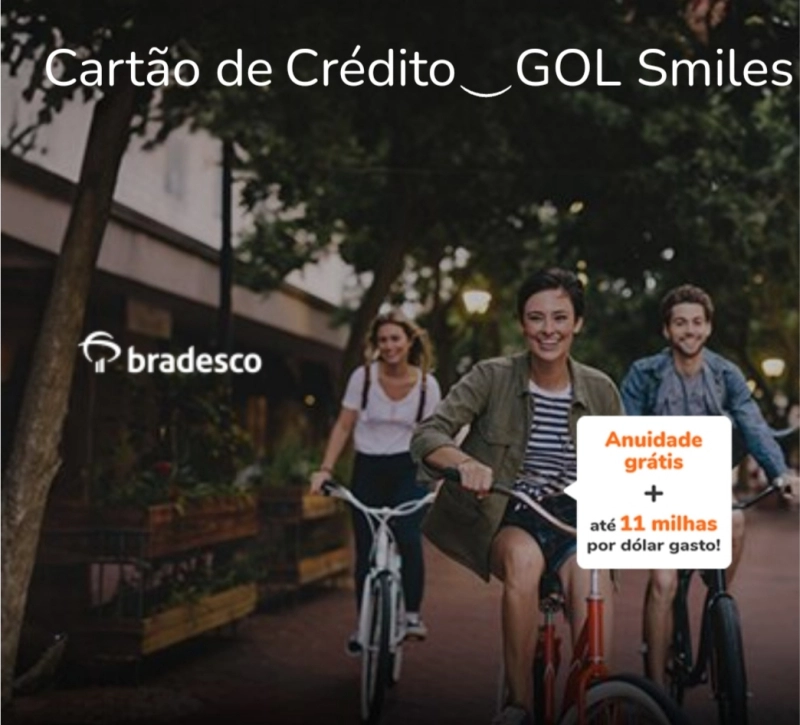 Cartão Gol Smiles com Anuidade Grátis e Milhas em Dobro!
