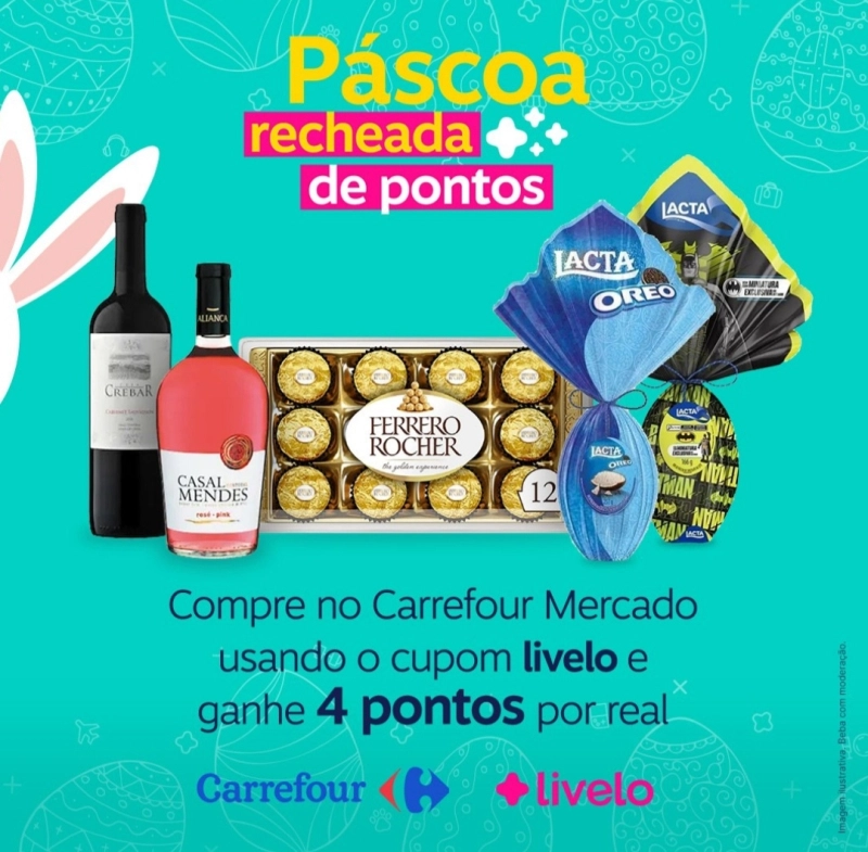 4 Pontos por Real no Carrefour Mercado com a Livelo! 4 Pontos por Real no Carrefour Mercado com a Livelo!