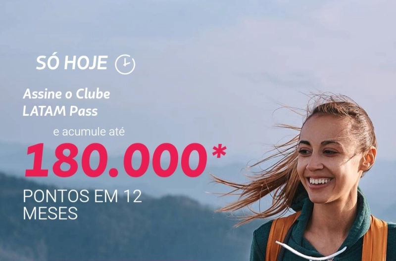 Acumule Até 180 Mil Milhas com O Clube LATAM Pass