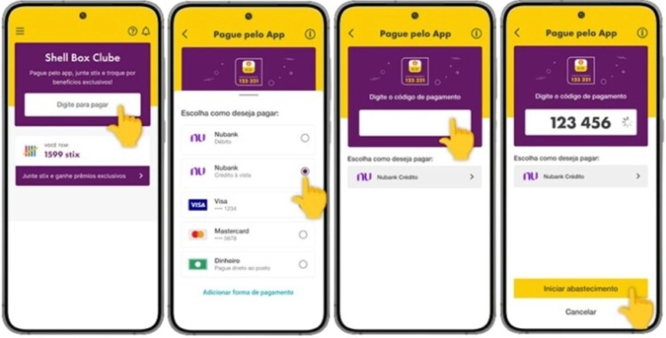 Clientes Nubank: Pague Abastecimento Shell com NuPay Fácil