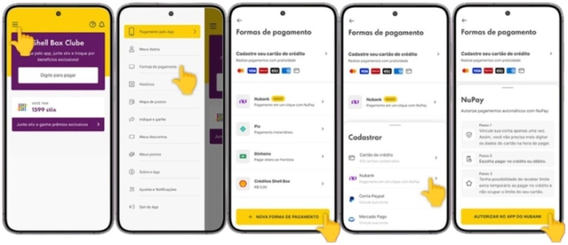Clientes Nubank: Pague Abastecimento Shell com NuPay Fácil