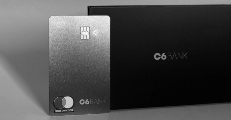 C6 Graphene: Cartão de Metal com Salas VIP e 4 Pontos/Dólar