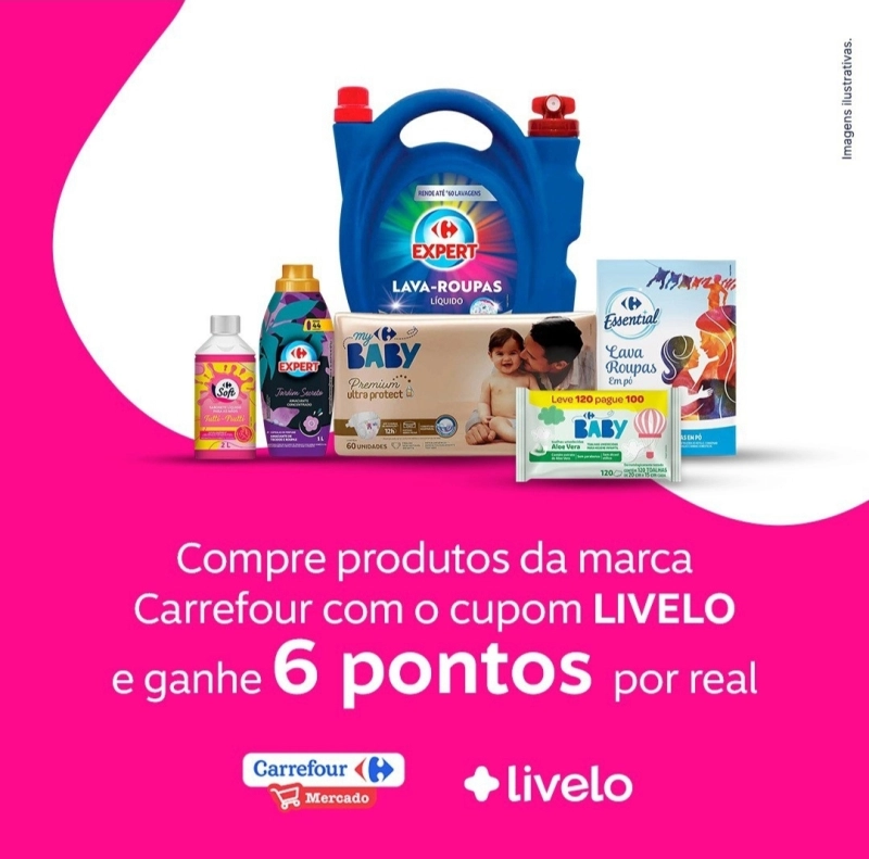 Acumule 6 Pontos Livelo por Real em Compras no Carrefour!