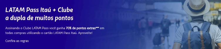 Ganhe até 5,9 pontos por dólar nos cartões LATAM Pass Itaú Ganhe até 5,9 pontos por dólar nos cartões LATAM Pass Itaú