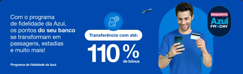 Azul Fidelidade: Ganhe até 110% de Bônus em Pontos Hoje!