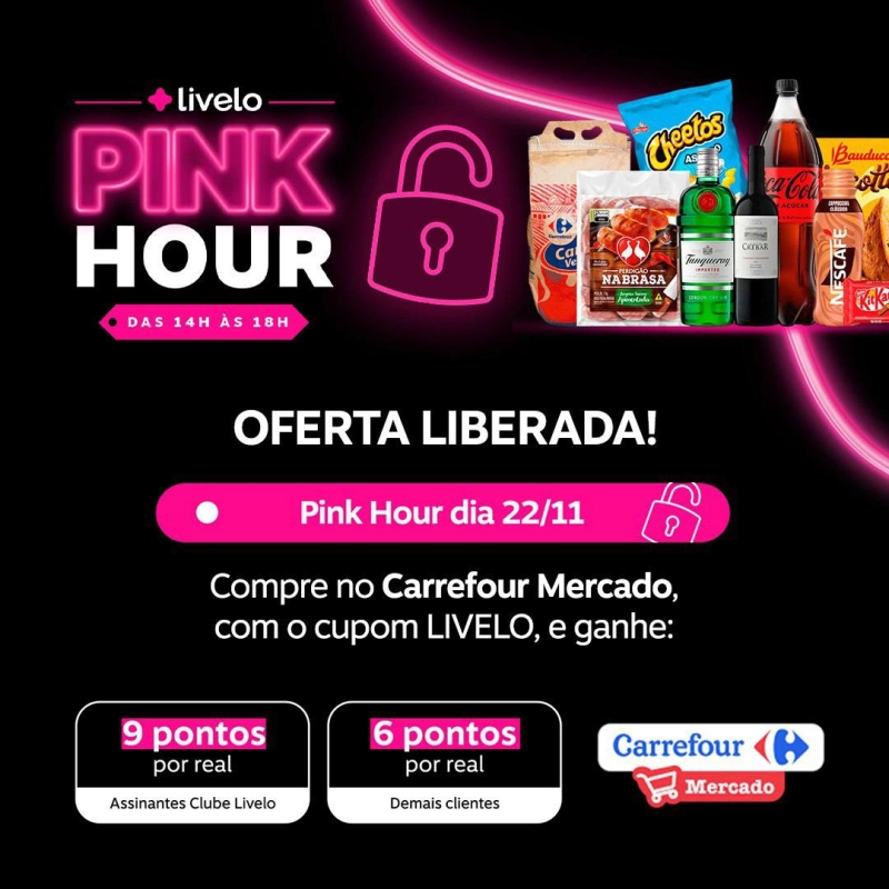 Ganhe Até 9 Pontos por Real no Carrefour com a Livelo!
