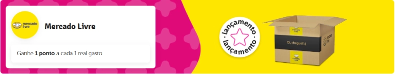 Acumule 1 Ponto por Real no Mercado Livre