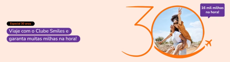 Ganhe 16.000 Milhas na Hora com Clube Smiles por R$ 10,80 Ganhe 16.000 Milhas na Hora com Clube Smiles por R$ 10,80