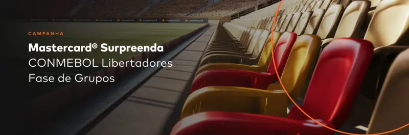 Resgate Ingressos da Libertadores com Mastercard Surpreenda
