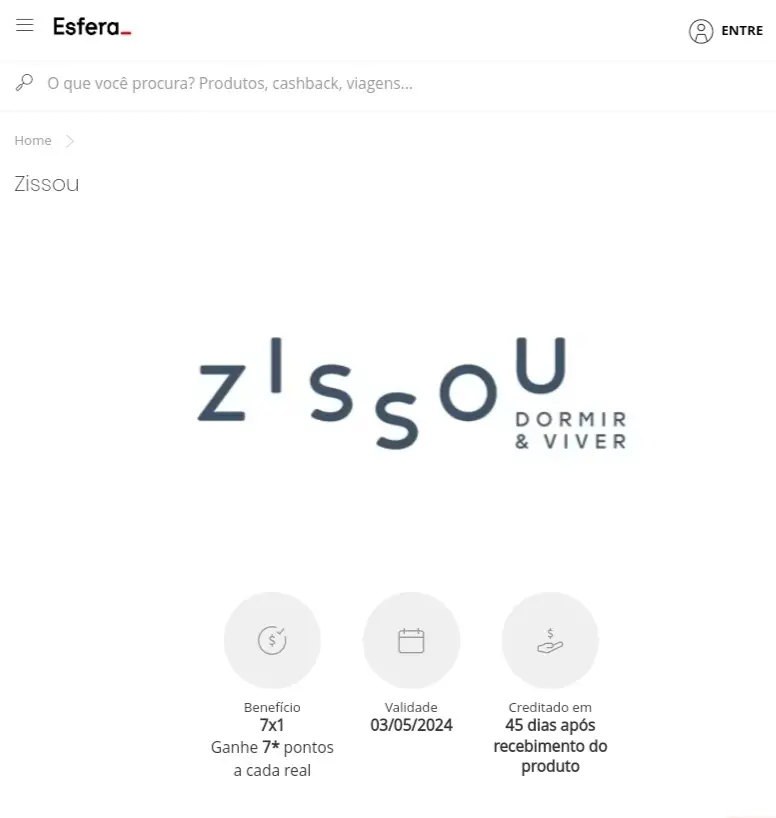Promoção Esfera e Zissou: Ganhe até 7 Pontos por Real Gasto
