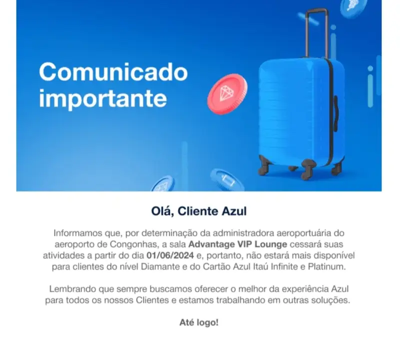 Congonhas Perde Advantage VIP Lounge: Impactos para Clientes