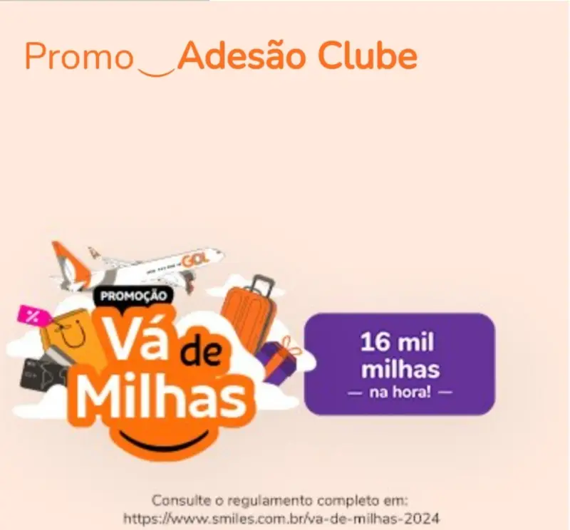 Ganhe 16 Mil Milhas na Hora: Assine o Clube 1.000 da Smiles