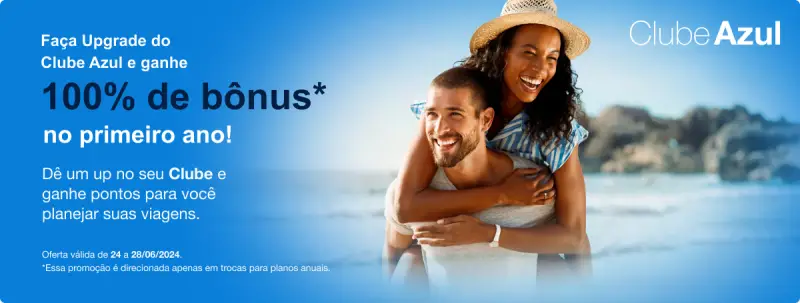 Upgrade Clube Azul: Ganhe até 240 mil Pontos Bônus!