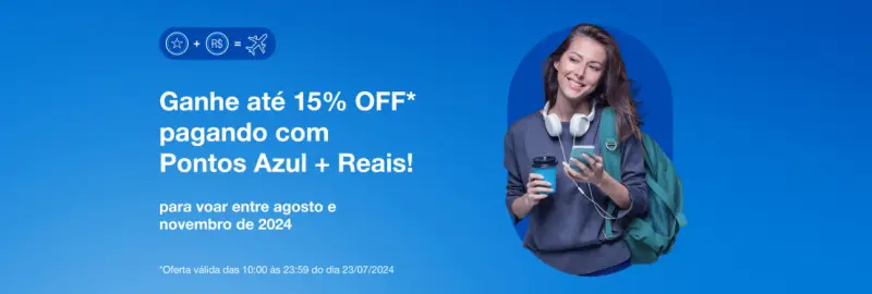 Azul Fidelidade: Até 15% de Desconto em Passagens Hoje!