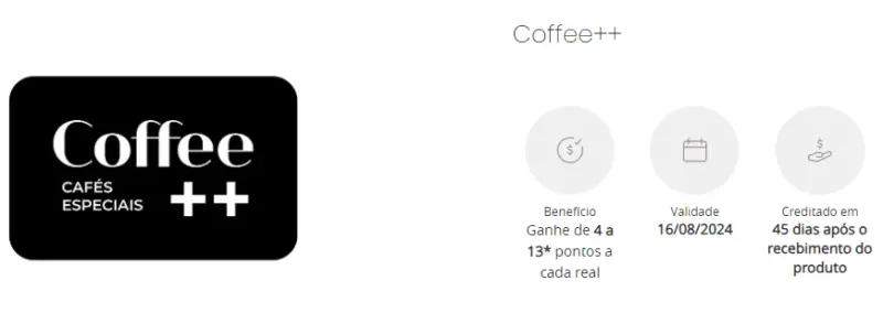 Ganhe 13 Pontos por Real em Compras de Café na Coffee++
