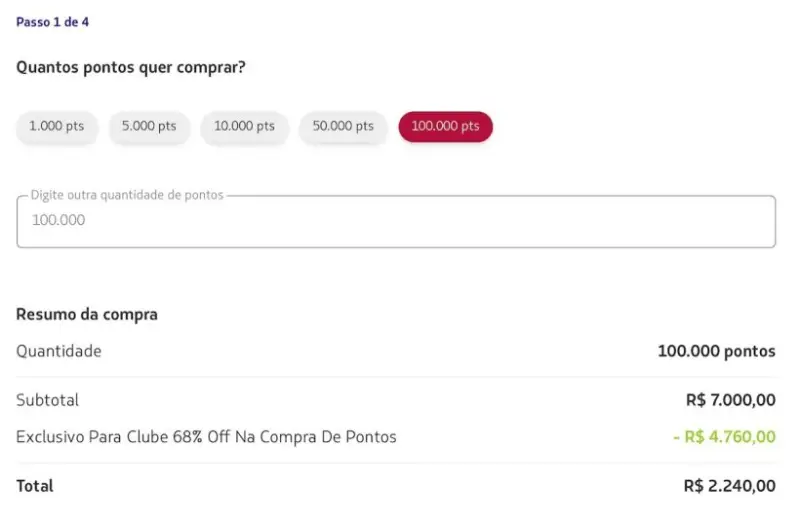 LATAM Pass: 68% OFF em Pontos – Milheiro por R$ 22,40