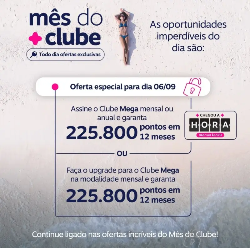 Ganhe 225.800 Pontos no Clube Livelo Mega Apenas R$ 23,91