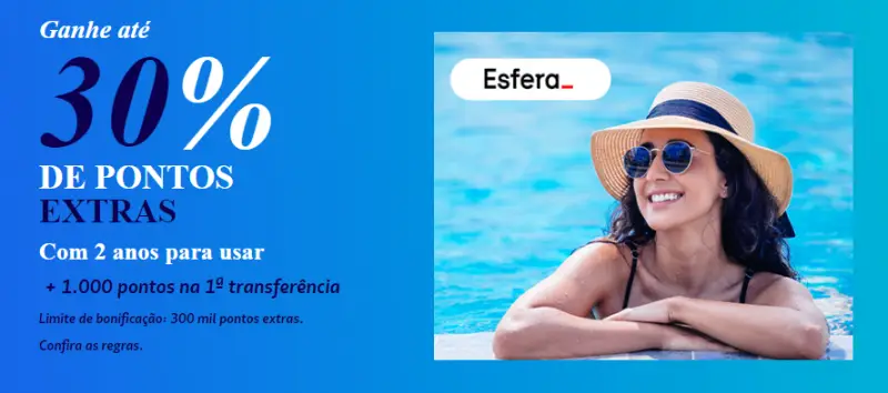 Ganhe Até 30% de Bônus no LATAM Pass com Pontos Esfera