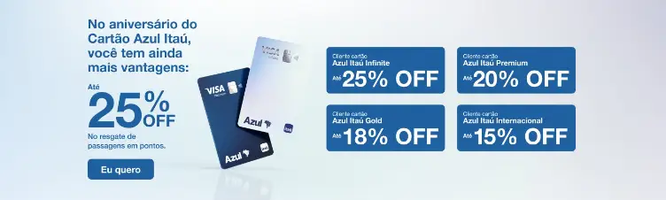 Economize até 15% nas passagens aéreas com a Azul!