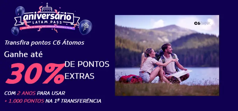 Ganhe Até 30% de Bônus e 1.000 Pontos Extras no LATAM Pass