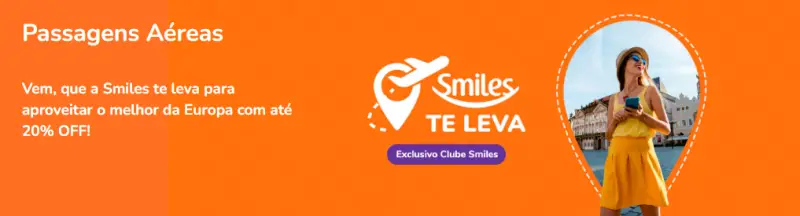 Passagens para Europa com 20% de Desconto no Clube Smiles!