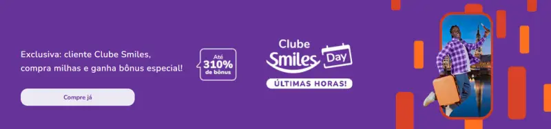 Smiles: Até 310% de Bônus e Milheiro a Partir de R$ 17,07!