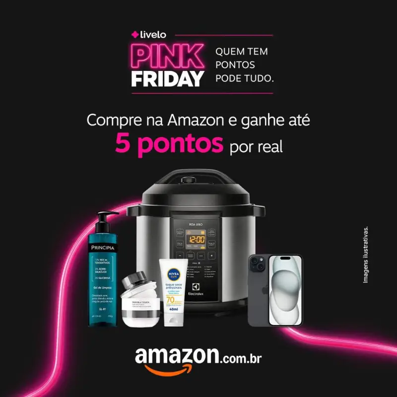 Ganhe Até 5 Pontos por Real na Amazon com Livelo!