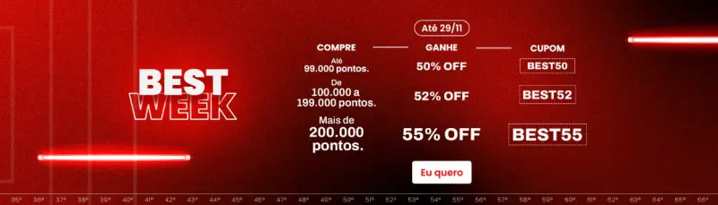 Compre Pontos Esfera com 55% OFF na Black Friday!