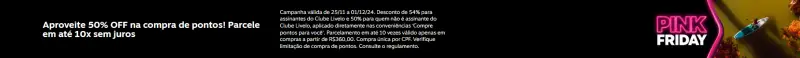 Livelo: Até 54% de Desconto em Pontos na Pink Friday!