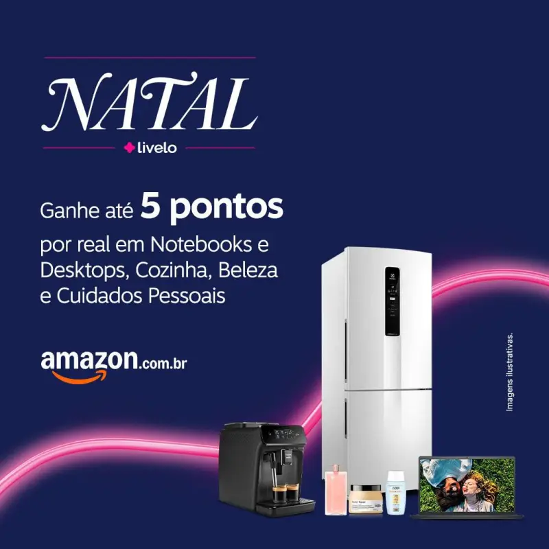 Ganhe Até 5 Pontos por Real nas Compras Amazon e Livelo