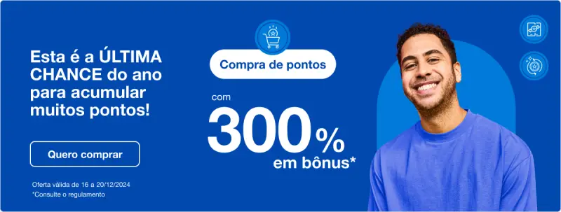 Azul Fidelidade: 300% de Bônus na Compra de Pontos!