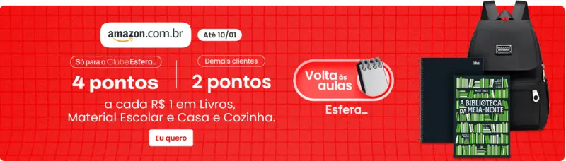 Ganhe até 4 Pontos por Real na Amazon: Só Até Sexta!